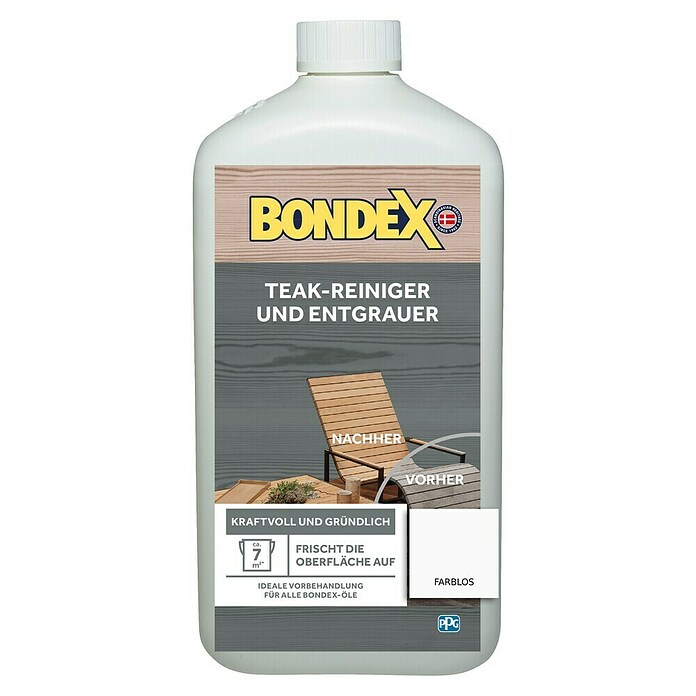 Bondex Nettoyant et dégriseur pour teck
