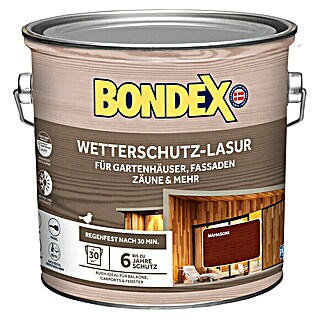 Bondex Holzlasur Wetterschutz-Lasur (Mahagoni, 2,5 l, Seidenglänzend)