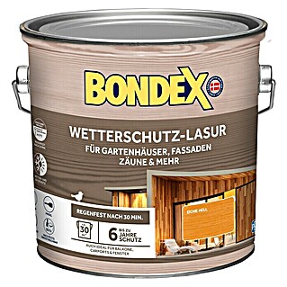 Bondex Holzlasur Wetterschutz-Lasur (Eiche Hell, 2,5 l, Seidenglänzend)