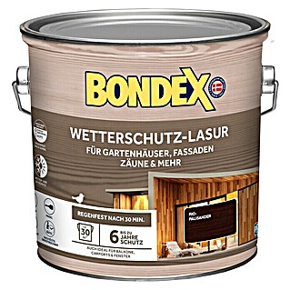 Bondex Holzlasur Wetterschutz-Lasur (Rio-Palisander, 2,5 l, Seidenglänzend)