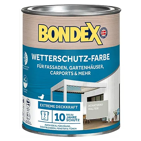 Bondex  Wetterschutzfarbe RAL 7038