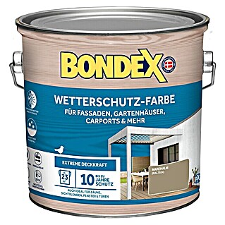 Bondex Wetterschutzfarbe RAL 7034 (Marehalm, Seidenglänzend, 2,5 l)