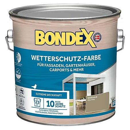 Bondex  Wetterschutzfarbe RAL 7034