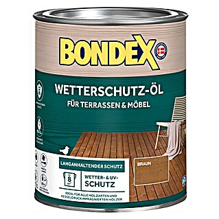 Bondex Holzöl Wetterschutz-Öl (Braun, 750 ml)