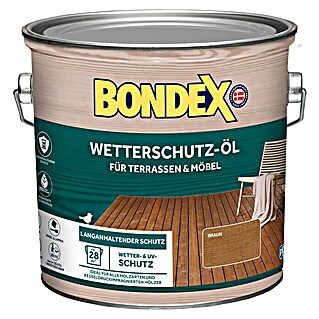 Bondex Holzöl Wetterschutz-Öl (Braun, 2,5 l)