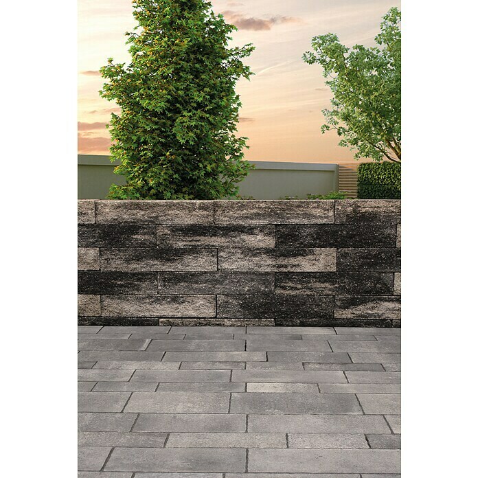 EHL Mauerstein Anzio (Grau/Anthrazit, 60 x 15 x 12 cm, Beton)