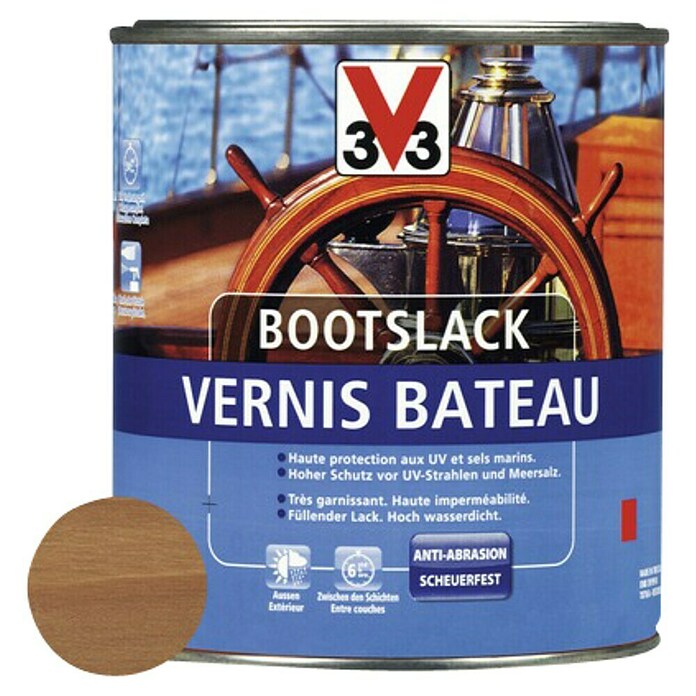 V33 Bootslack Bernstein 750 ml
