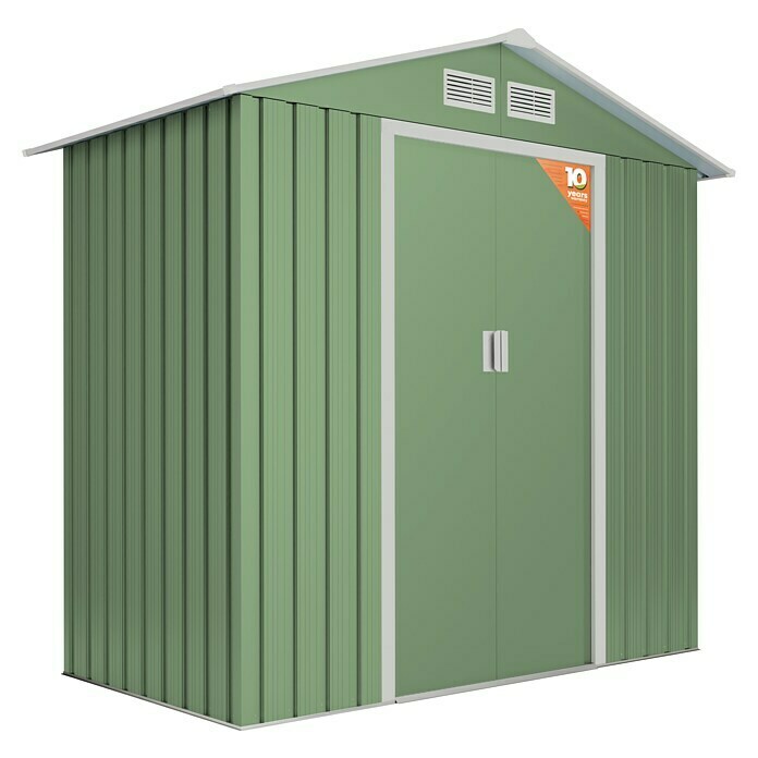 Hoggar Vrtna lopa  (Zunanje dimenzije vključno s strešnim previsom (Š x G): 196 x 131 cm, Jeklo, Osnovna plošča: 2,57 m²) | 7437 - Gerätehäuser Metall | IAGD - Gartenhäuser | IAG - Außenbereichsausstattung | IA - Gartenhartware | I - Stadtgarten | BAUHAUS