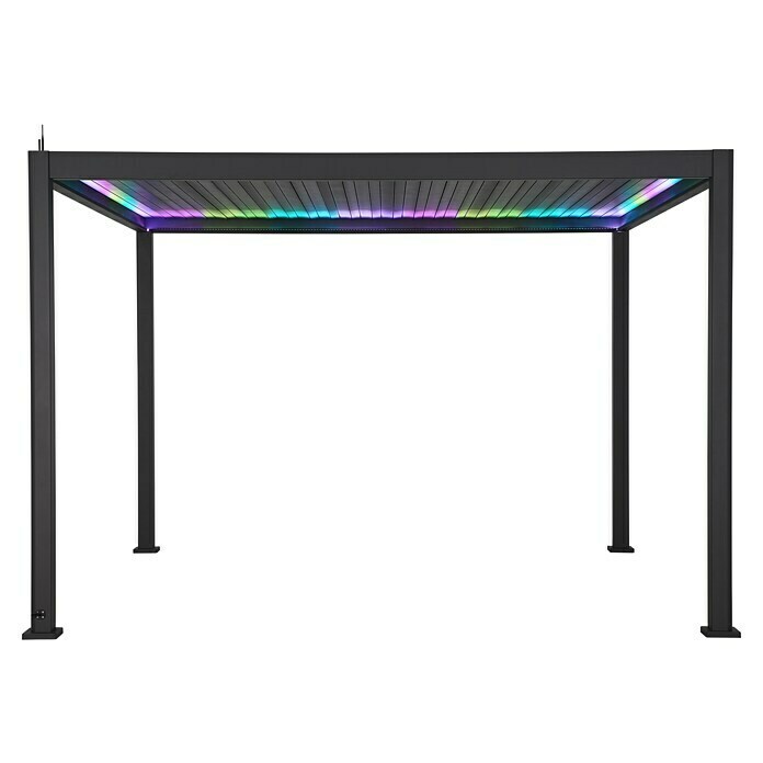 Sorara Pergola Smart LED (B x T: 400 x 300 cm, Farbe Gestell: Anthrazit, Aluminium) | BAUHAUS
