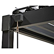 Sorara Lamellenpavillon Suva (B x T: 300 x 300 cm, Farbe Gestell: Anthrazit, Stahl) | BAUHAUS