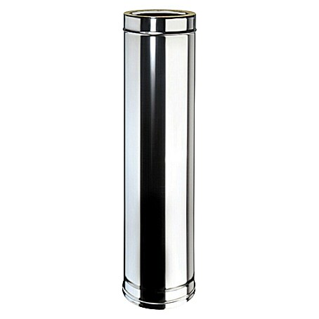 Bertrams Ofenrohr Doppelwandig (L x Ø: 1000 mm x 200 mm, Edelstahl)