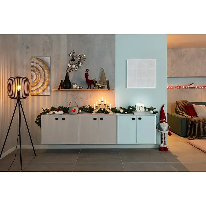 Eglo Romazzina Stehleuchte - 40 W, Höhe: 140,5 cm, Schwarz, E27 - Dekoratives Interieur mit einem schlanken Ständerlampe, die warmes Licht verbreitet und für eine gemütliche Atmosphäre sorgt.