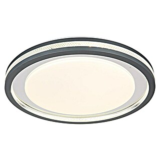 Globo Okrugla stropna LED svjetiljka Terpsa (30 W, Ø x V: 47,8 x 6,7 cm, Bijela, Raznobojno)