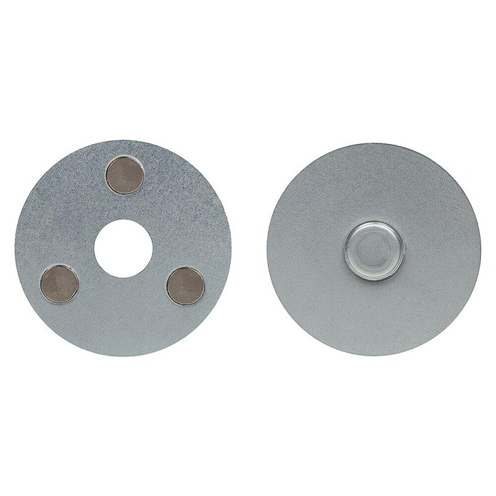 Fissaggio Magnetico Per Rivelatori Di Fumo Smartwares – 6 Cm, Montaggio Senza Fori Con Adesivo 3M