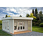 Palmako Gartenhaus Caroline (Außenmaß inkl. Dachüberstand (B x T): 434 x 544 cm, Holz, Transparent) | BAUHAUS