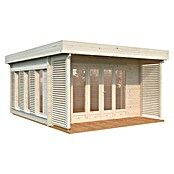 Palmako Gartenhaus Caroline (Außenmaß inkl. Dachüberstand (B x T): 434 x 544 cm, Holz, Transparent) | BAUHAUS