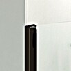 GME Mampara de ducha frontal Open Combi A (70 x 195 cm, Vidrio transparente, Negro) | BAUHAUS