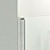 GME Mampara de ducha frontal Open Combi E (75 x 195 cm, Espesor de vidrio: 6 mm, Plata brillo, An x Al: 75 (25/50 x 195 cm) | BAUHAUS