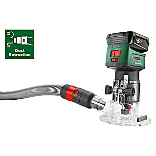 Bosch Power for All 18V Akku-Kantenfräser AdvancedTrimRouter 18V-8 Set (Ohne Akku, Leerlaufdrehzahl: 10 000 U/min - 30 000 U/min)