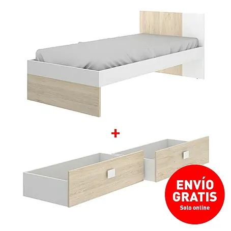 Dekit  Cama Dina con cajones