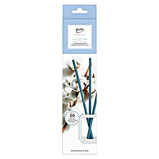 Ipuro Essentials Raumduft Scented Stick Set (Cotton Fields, White)
