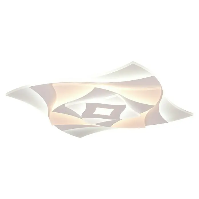 Trio Leuchten LED-Deckenleuchte AKITA - 56 W, L x B x H: 48 x 48 x 5,5 cm, Weiß-matt, Mehrfarbig - Moderne LED-Deckenleuchte mit einzigartigem Design, das ein angenehmes, warmes Licht erzeugt. Ideal für Wohnzimmer und Schlafzimmer.