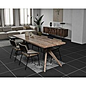 Ambiente by Palazzo Feinsteinzeugfliese Vintage (60 x 60 cm, Schwarz, Unglasiert)