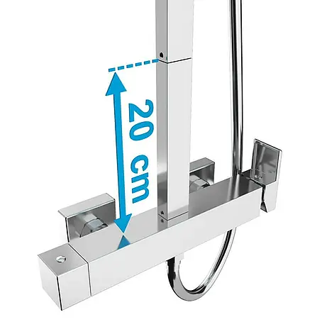 IO Inverter C Pieza prolongadora para sistema de ducha