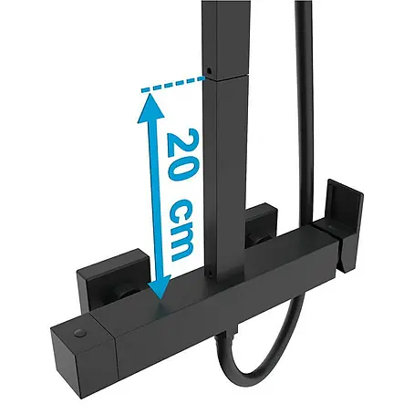IO Inverter C Pieza prolongadora para sistema de ducha