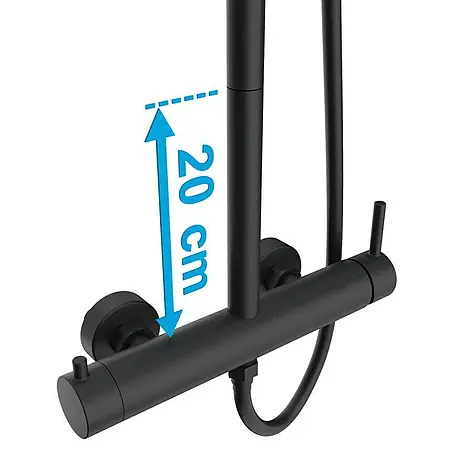 IO Inverter R Pieza prolongadora para sistema de ducha