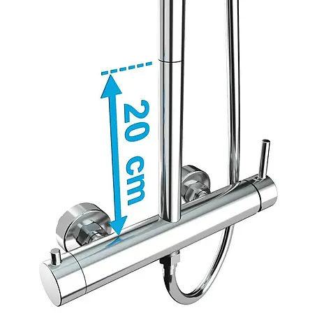 IO Inverter R Pieza prolongadora para sistema de ducha