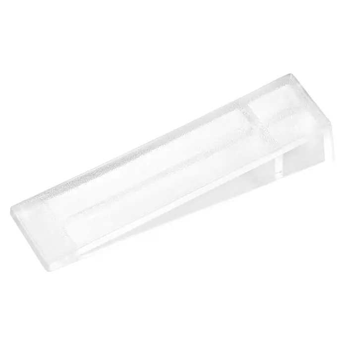 Inofix Cuña para muebles - Transparente, 3 ud. - Un tope de puerta transparente en forma de cuña, ideal para sujetar puertas y ventanas. Es robusto y discreto en uso.