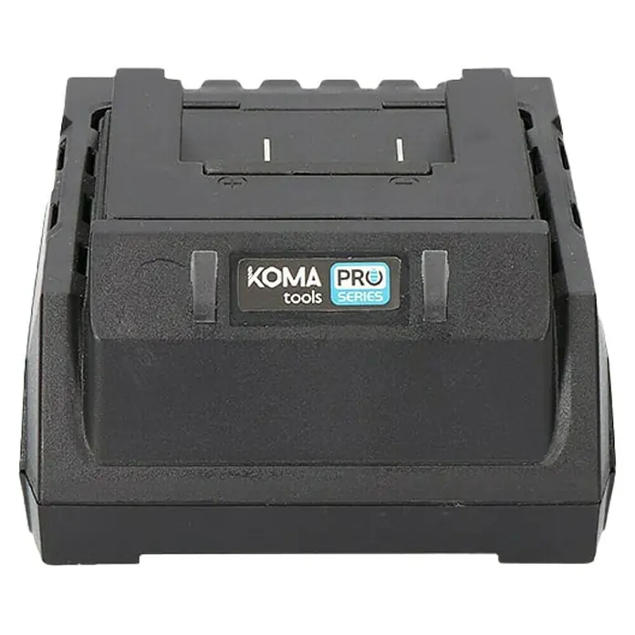 Koma Tools PRO Series Amoladora angular de batería - 1 batería, 4 Ah, Diámetro disco: 115 mm - Paquete de baterías de la serie de herramientas KOMA PRO para uso profesional, diseño robusto para una larga vida útil.
