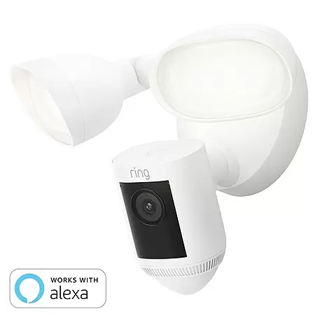 Ring  Überwachungskamera Flutlichtkamera Pro Kabel