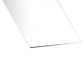 Kantoflex Flachstange (L x B: 2 600 x 100 mm, Stärke: 2 mm, PVC, Weiß, Blank)