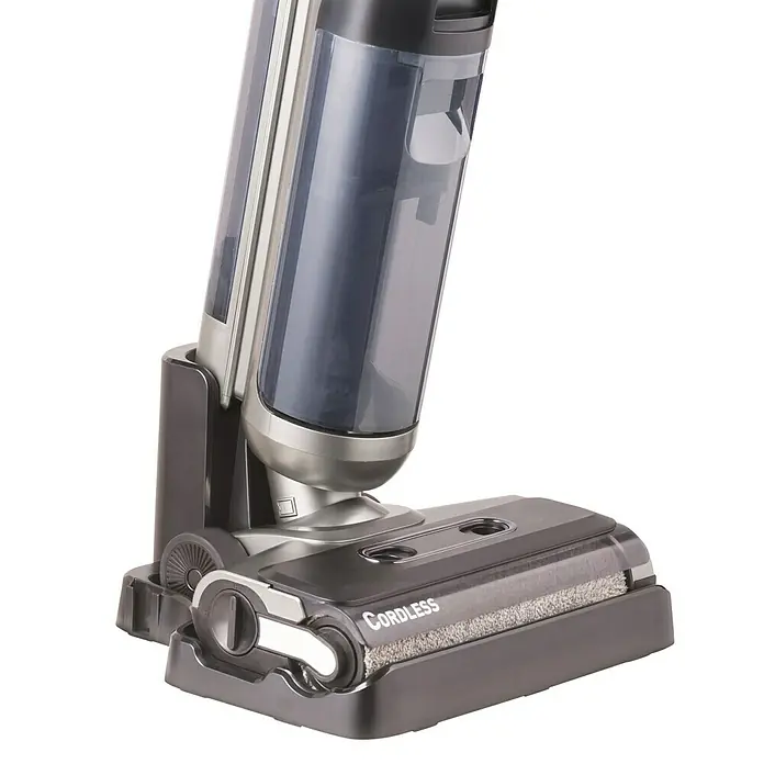 Thomas Akku-Hartbodenreiniger Aqua Floor Cleaner Cordless - 21,6 V - Nahaufnahme eines kabellosen Bodenreinigers, der moderne Reinigungstechnologie für eine effiziente und bequeme Nutzung verspricht.