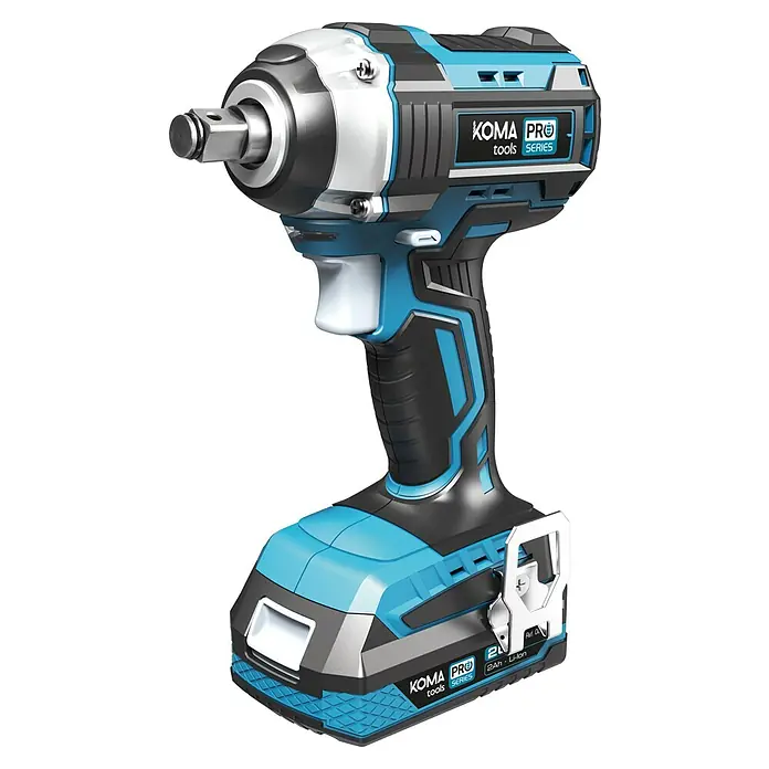 Koma Tools PRO Series Llave de impacto de batería - 20 V, Sin batería, 280 Nm - Llave de impacto inalámbrica Koma Pro Series, una herramienta potente para uso profesional. Ideal para todo tipo de tareas de atornillado.