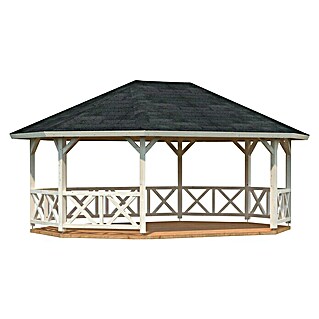 Palmako Pavillon Betty (553 x 703 cm, Natur)