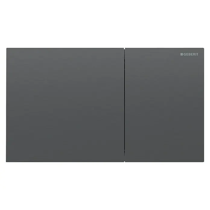 Geberit Betätigungsplatte Sigma 70 - 115622QD1 - Schwarzchrom, 2-Mengen-Spülung, Edelstahl - Geberit Betätigungsplatte in Anthrazit. Elegantes Design für moderne Badezimmer, hochwertige Verarbeitung für langlebige Funktion.