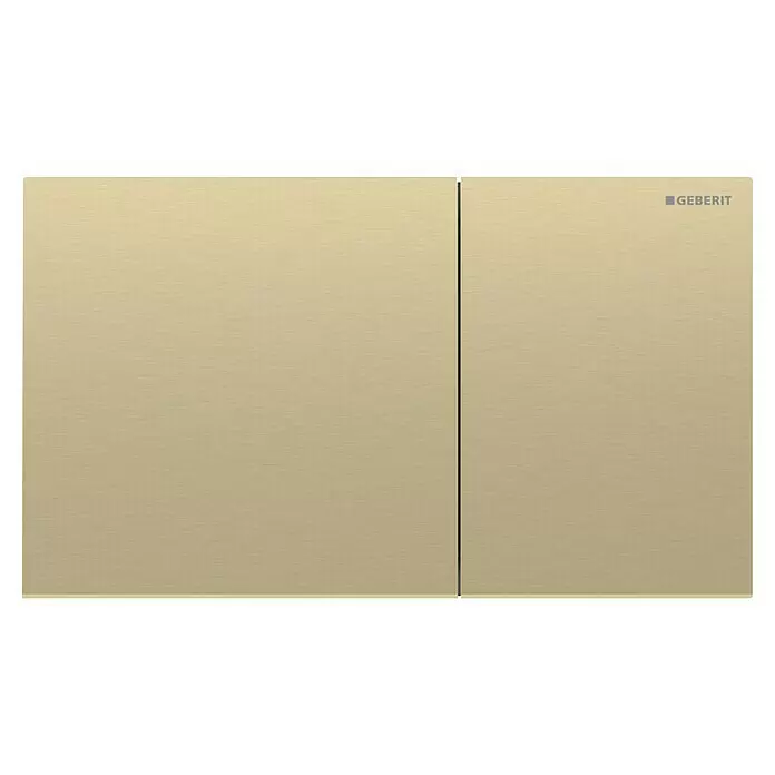 Geberit Betätigungsplatte Sigma 70 - 115622QF1Messing, 2-Mengen-Spülung, Edelstahl