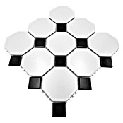 Mozaik pločica OCTA G 948N  (30 x 30 cm, Bijela/Crna, Mat) | BAUHAUS