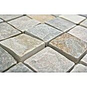 Mozaik pločica (30,5 x 30,5 cm, Bež / sivo, Mat)
