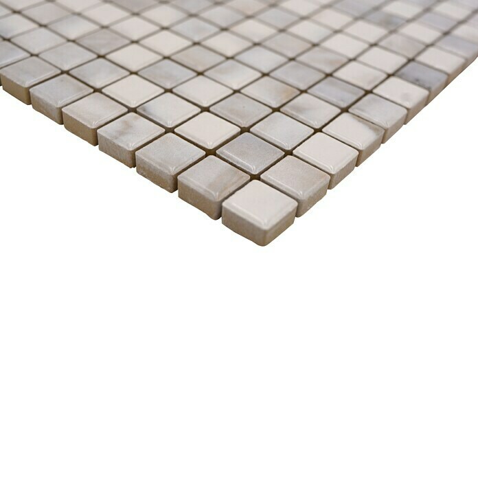 Mosaikfliese JAB 10MM23 white (31,5 x 31,5 cm, Carrara Weiß, Glänzend) | BAUHAUS