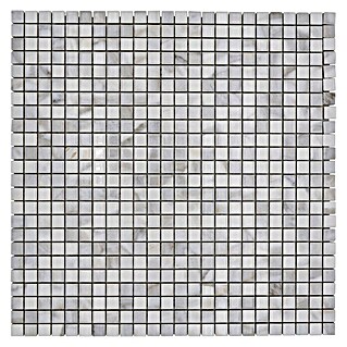 Mosaikfliese JAB 10MM23 white (31,5 x 31,5 cm, Carrara Weiß, Glänzend)