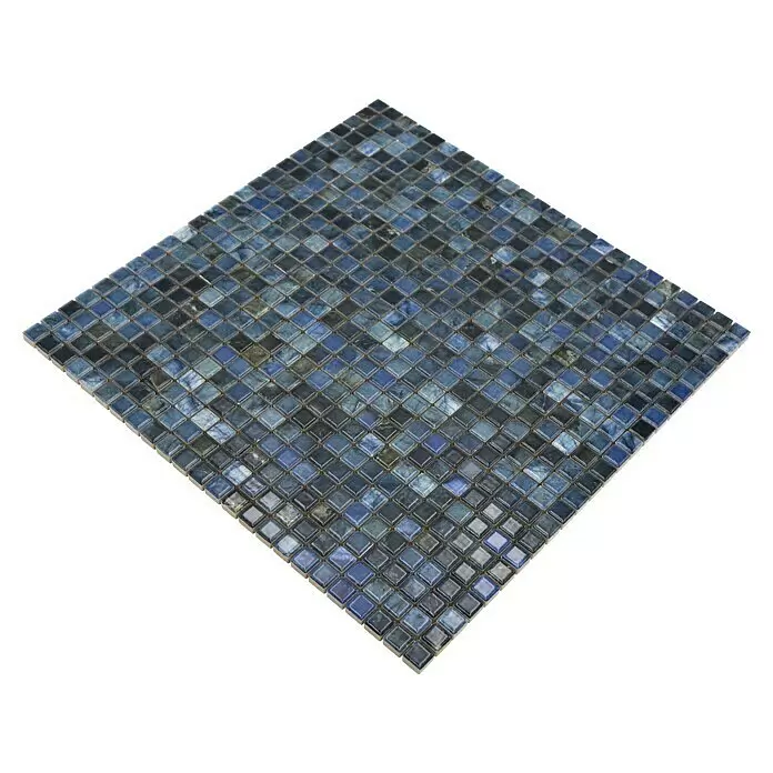 Mosaikfliese JAB 10MM26 blue31,5 x 31,5 cm, Mix Blau, Glänzend
