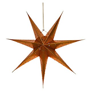 Led-kerstster (Goud, Diameter: 60 cm, Papier)