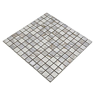 Mozaïektegel JAB Grijs Wit (29,7 x 29,7 cm, Glanzend)