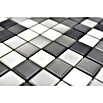 Mosaikfliese JAB 23F221 mix whitegrey (29,7 x 29,7 cm, Mix Weiß/Grau/Schwarz, Glänzend) | BAUHAUS