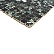 Mosaikfliese JAB 10MM27 green (31,5 x 31,5 cm, Mix Grün/Schwarz, Glänzend) | BAUHAUS