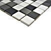 Mosaikfliese JAB 23F221 mix whitegrey (29,7 x 29,7 cm, Mix Weiß/Grau/Schwarz, Glänzend) | BAUHAUS